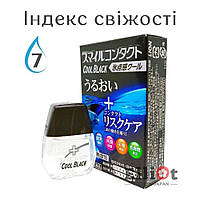 Lion Smile Contact Cool Black краплі для очей при носінні лінз охолоджуючі Японські 12мл