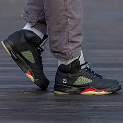 Зимові чоловічі кросівки Air Jordan 5 Retro Fur "23" Хутро