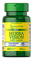 Лютеїн і чорниця для зору, Herbavision with Lutein and Bilberry, Puritan's Pride, 60 гелевих капсул