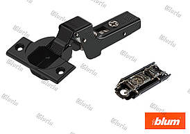 Завіса внутрішня Blum Clip-Top без пружини чорний онікс 70Т3750 ONS