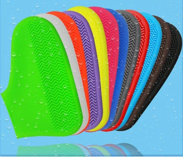 Силиконовые чехлы бахилы для обуви от дождя и грязи Waterproof Silicone ...