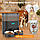 Годівниця для котів та собак автоматична Honeyguaridan S56D WiFi  6л  2 тарілки  Чорна, фото 6