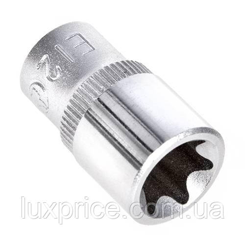 Торцева головка 1/4"зовнішній торкс Е6 HANS 2410E06    Luxprice, фото 1