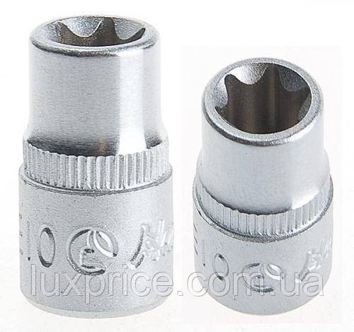 Торцева головка 1/2" зовнішній торкс Е18 HANS 4410E18 Luxprice, фото 1