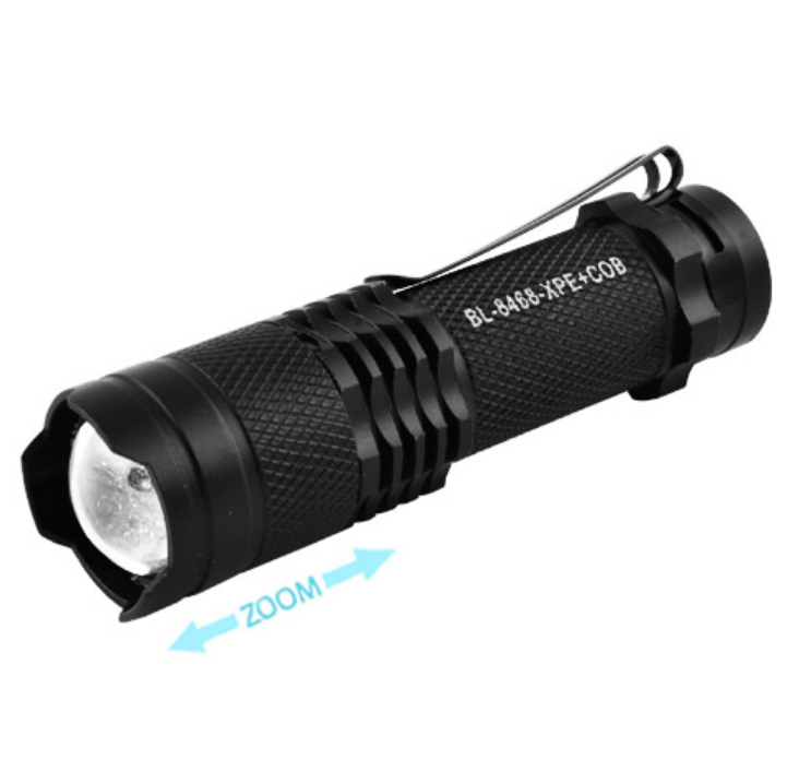 Ручний ліхтар Police BL-8468, Li-Ion, Zoom, Бокове підсвічування, ЗУ microUSB, фото 1