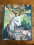 Калімба "ручне фортепіано" на 17 язичків (Синє дерево - орнамент квіти), фото 6