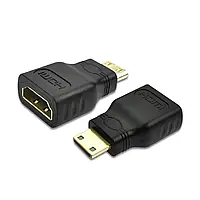 Адаптер-переходник для кабеля HDMI (мама) на mini HDMI (папа)