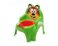 Детский горшок-стульчик "Тигр" (салатовый) [tsi53773-TCI]