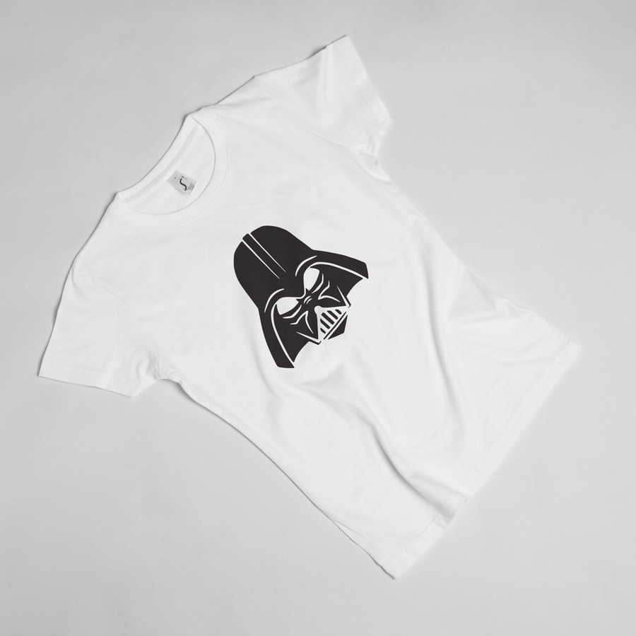Футболка "Дарт Вейдер" жіноча, Білий, L, White, фото 1