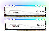 Модуль памяти Mushkin DDR4 64GB (2x32GB) 3600 MHz Redline Lumina RGB White (MLB4C360JNNM32GX2)
