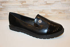 Туфлі жіночі чорні лаковий носок Т885 продаж продаж