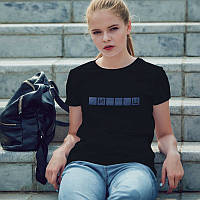 Футболка "ПИЗ*ЕЦ" жіноча, Чорний, XS, Black, російська, фото 4
