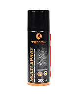 Мастило універсальне Multi spray 200 ml (Temol)