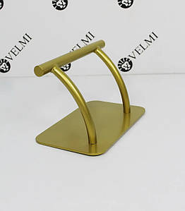 Перукарська підставка для ніг колір золото підніжка для перукарського крісла