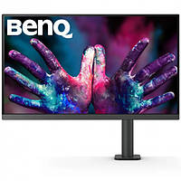 Монитор TFT 27" BenQ PD2705RU 9H.LKDLA.TPE IPS 4K UHD sRGB HDMI DP USB-C USB-hub HAS колонки темно-серый