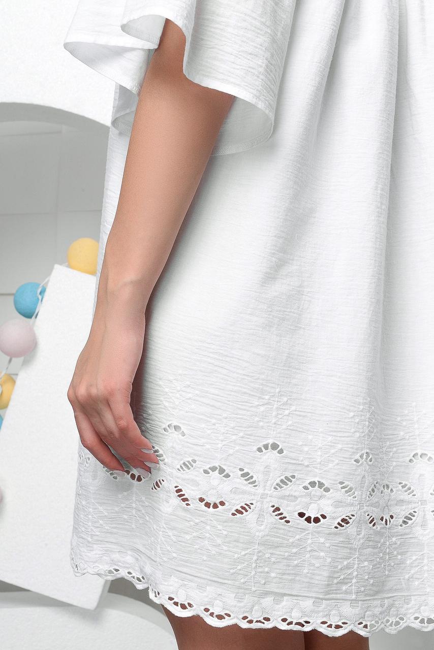 Жіноча сукня вільного крою з легкої тканини, що "дихає" KP-5962-3 - фото 4 - id-p2015672951