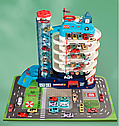 Дитячий музичний гараж для машинок з автоматичним підйомником 5 поверхі,8 машинок (3302A) Паркінг, фото 2