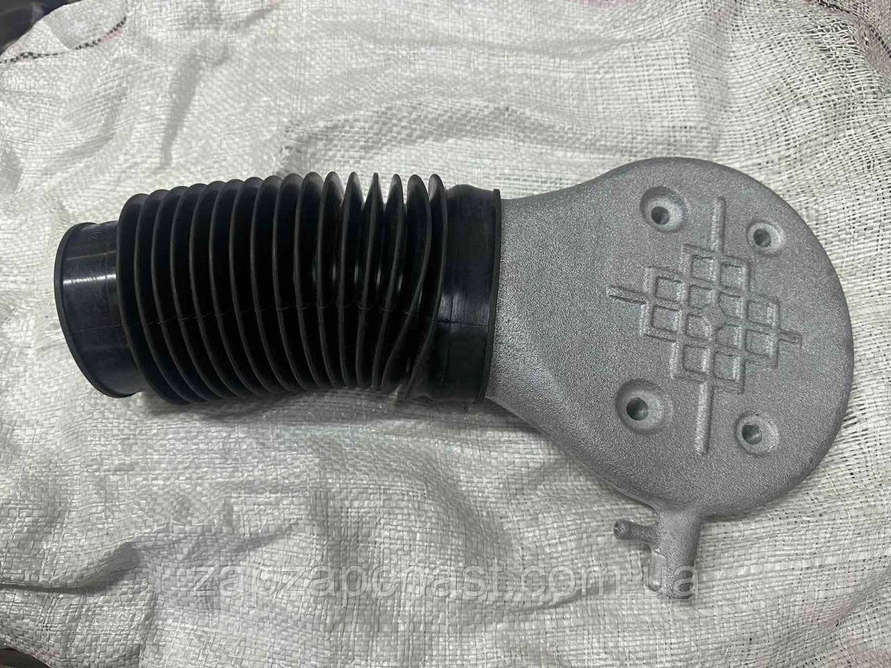 Верхня частина повітряного фільтра москвіч 2141 черепаха з гофрою (перехідник під фільтр нульового опору, фото 1