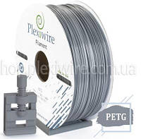 PETG пластик Plexiwire для 3D принтера серый 400м / 1,2кг / 1,75мм