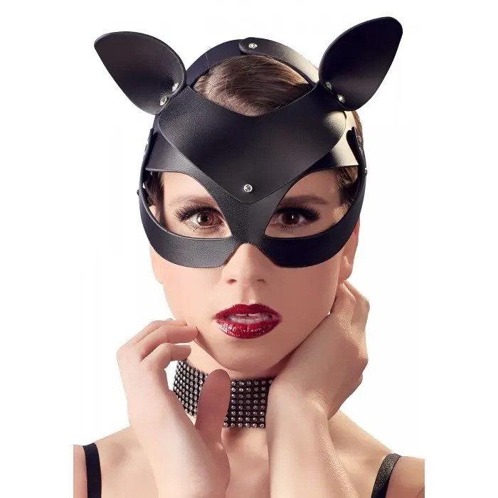 Маска кішечка на очі Shiny cat Mask with studs, фото 1