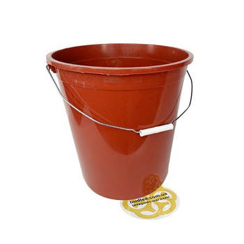 Відро з ручкою пластикове 25 л, червоний Afacan Plastik