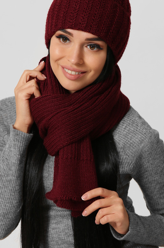 Женский шарф из приятной и качественной пряжи 31925-33 - фото 2 - id-p2015673840