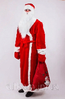 Бордові костюми Діда Мороза