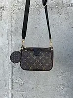 LV Multi Pochette Brown/Black 23x15x6 Хит!