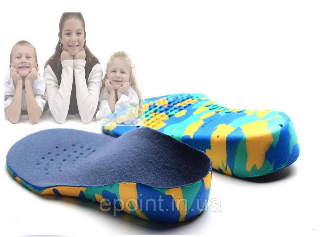 Ортопедичні дитячі устілки, розмір 22-24, довжина 14,7 см, ширина 6,5 см, фото 1