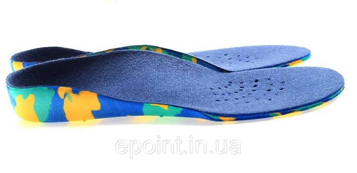 Ортопедичні дитячі устілки, розмір 35-37, для стопи (см) до 23.4 см, довжина устілки 24,1 см, ширина 8,5 см, фото 1