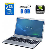 Ноутбук Sony Vaio VPCF11M1E/ 15.6" (1920x1080)/ Core i5-520M/ 8 GB RAM/ 128 GB SSD/ GeForce GT 310M 1GB