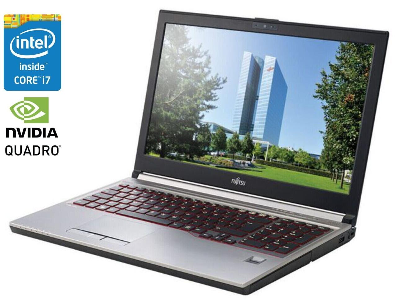 Ноутбук Fujitsu Celsius H760/ 15.6" (1920x1080)/ Core i7-6820HQ/ 32 GB RAM/ 1000 GB SSD/ Quadro M2000M 4GB
