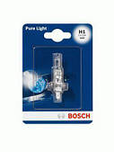 Галогенова лампа BOSCH Pure Light H1 55 W 12 V P14,5s (1987301005) 1 шт./блістер