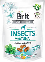 1507 Brit Care Dog Crunchy Cracker Insects Тунец с мятой, 200 гр