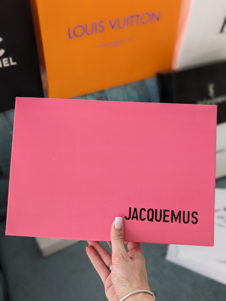 Фірмове паковання коробка Jacquemus, паковання на подарунок. Подарункова брендова упаковка Жакмюс, фото 1