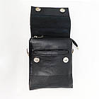 Чоловіча сумка з клапаном та довгим ремінцем 15*21 см зі штучної шкіри Cans, фото 4