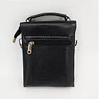 Чоловіча сумка з клапаном та довгим ремінцем 15*21 см зі штучної шкіри Cans, фото 5