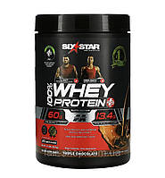 Muscletech, Elite Series, 100% Whey Protein Plus, протеин тройной шоколад, 2 фунта