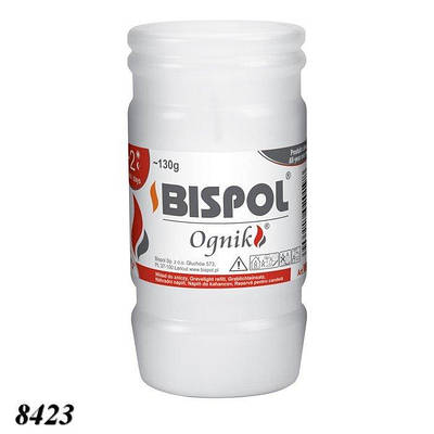 Свічка парафінова Bispol 2 доби 11х4.9х4.9 см (30шт)