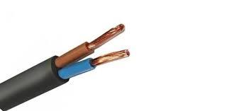 Дріт мідний, кабель круглий ПВС 2х1,5 Одеса ГОСТ чорний (кратно 5 м), фото 1