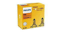 Комплект галогенових ламп PHILIPS 12342PRC2 H4 60/55W 12 V P43t Premium 2 pcs.