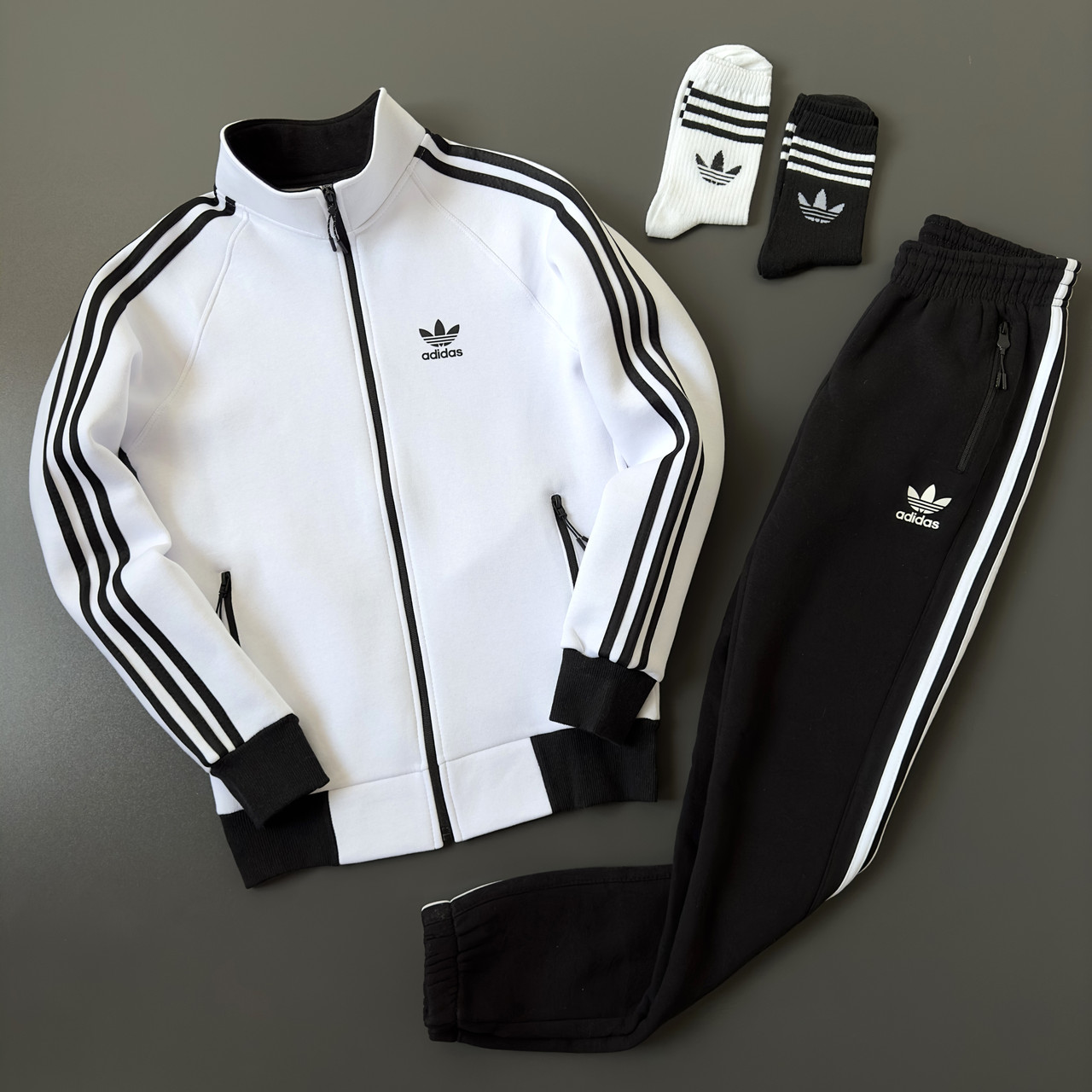 Спортивный костюм мужской Adidas Адидас зимний теплый зима утепленный ...