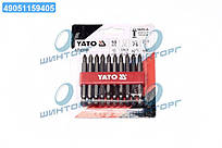 Насадки викруткови: "Philips" PН2 x 75 мм. HEX 1/4". 10 шт [25/200], пакив(YATO ) YT-0480 UA60