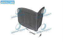 Накидка на сидиння з пидигривом чорна низька 12В  DK-514BK UA60