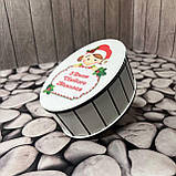 Скринька овал "З Днем Святого Миколая" Дівчинка Розмір: 16*12*6 см, фото 3