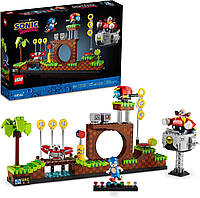 Лего ёжик Соник Зона с зеленым холмом Lego 21331 Ideas Sonic