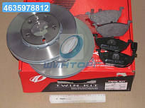 Комплект гальмивний передн. AUDI A3 96-;SEAT TOLEDO 98-;SKODA FABIA 99-,OCTAVIA (вир-во REMSA) 8633.10 UA60