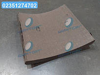 Накладка гальм. Икарус, МАЗ  018.01.-3341-013-01 UA60