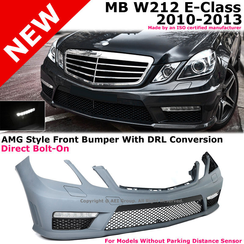 Передній бампер Mercedes W212 тюнінг обвіс стиль E63 AMG