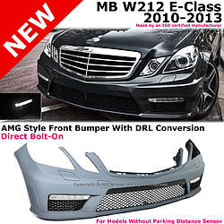 Передній бампер Mercedes W212 тюнінг обвіс стиль E63 AMG